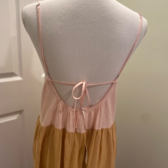 New By Anthropologie Colorblock Maxi Dress Size L - Picture 15 of 15